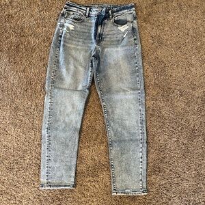 American Eagle Outfitters Distressed Gray Jeans